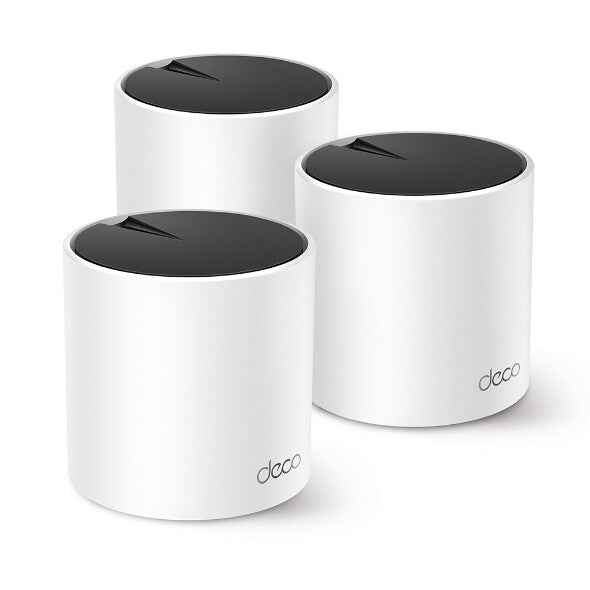TP-Link DECO X55 (3-Pack) Dual-band (2.4 GHz / 5 GHz) Wi-Fi 6 (802.11ax) Wit Intern