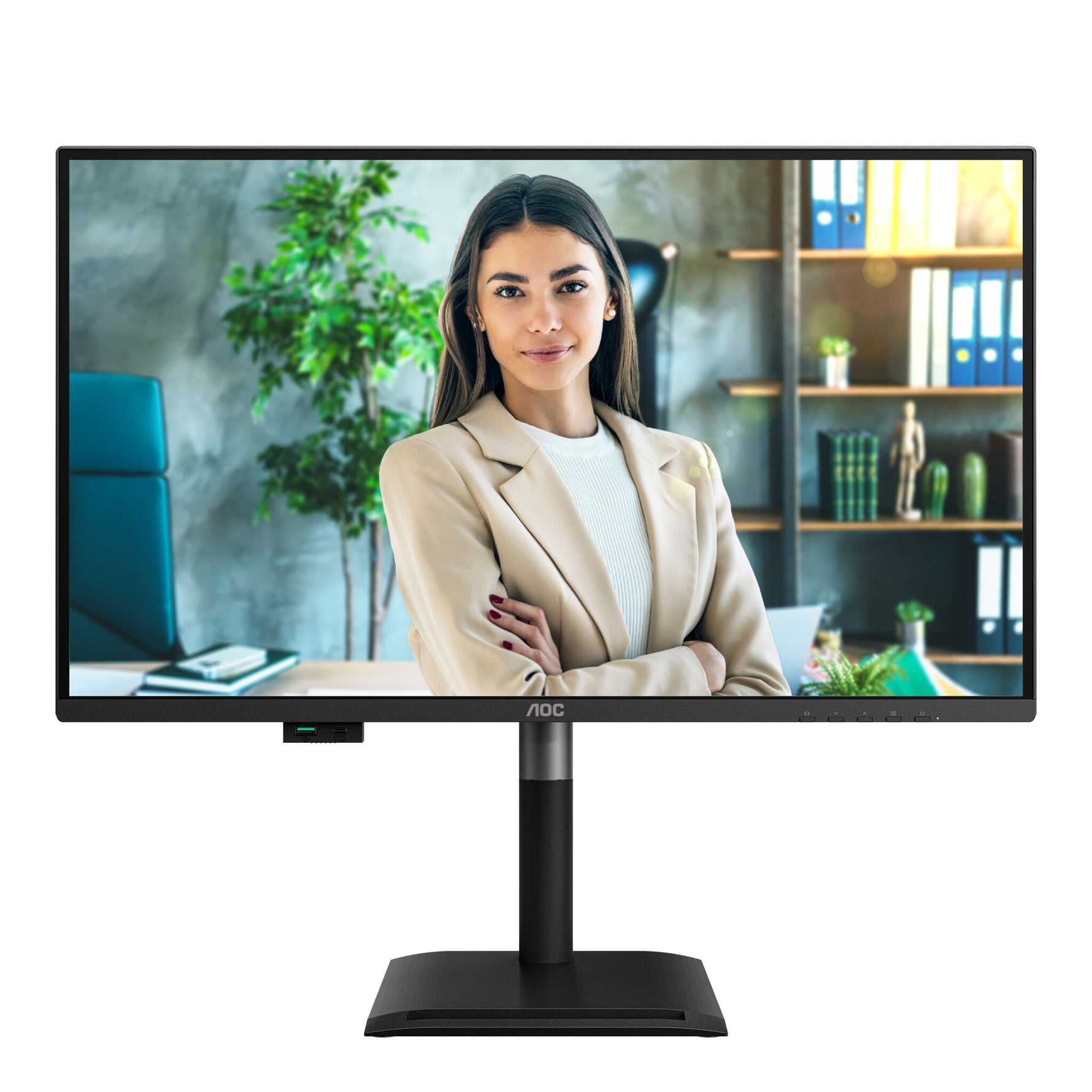 AOC Q27P4C computermonitor 68,6 cm (27") 2560 x 1440 Pixels Zwart