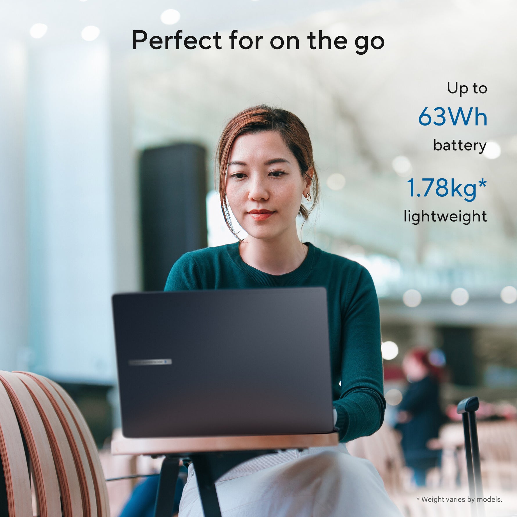 ASUS ExpertBook B3 B3605CCA-MB0295X Intel Core Ultra 5 225H Laptop 40,6 cm (16") WUXGA 32 GB DDR5-SDRAM 1 TB SSD Wi-Fi 6E (802.11ax) Windows 11 Pro US International Zwart, Grijs