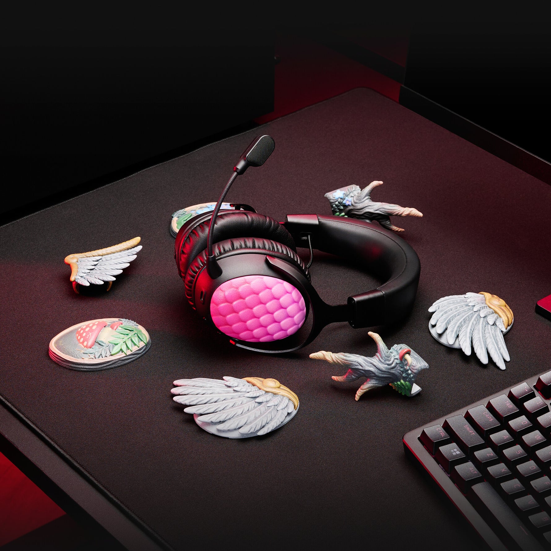 HyperX Cloud III S Wireless - Gaming Headset (zwart-rood)