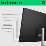 HP 24-cr0059nd 24 inch All-in-One Intel® Core™ i5 i5-1335U 60,5 cm (23.8") 1920 x 1080 Pixels Alles-in-één-pc 16 GB DDR4-SDRAM 1 TB SSD Windows 11 Home Wi-Fi 6 (802.11ax) Wit