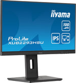iiyama ProLite XUB2293HSU-B7 computer monitor 54,6 cm (21.5") 1920 x 1080 Pixels Full HD LED Zwart