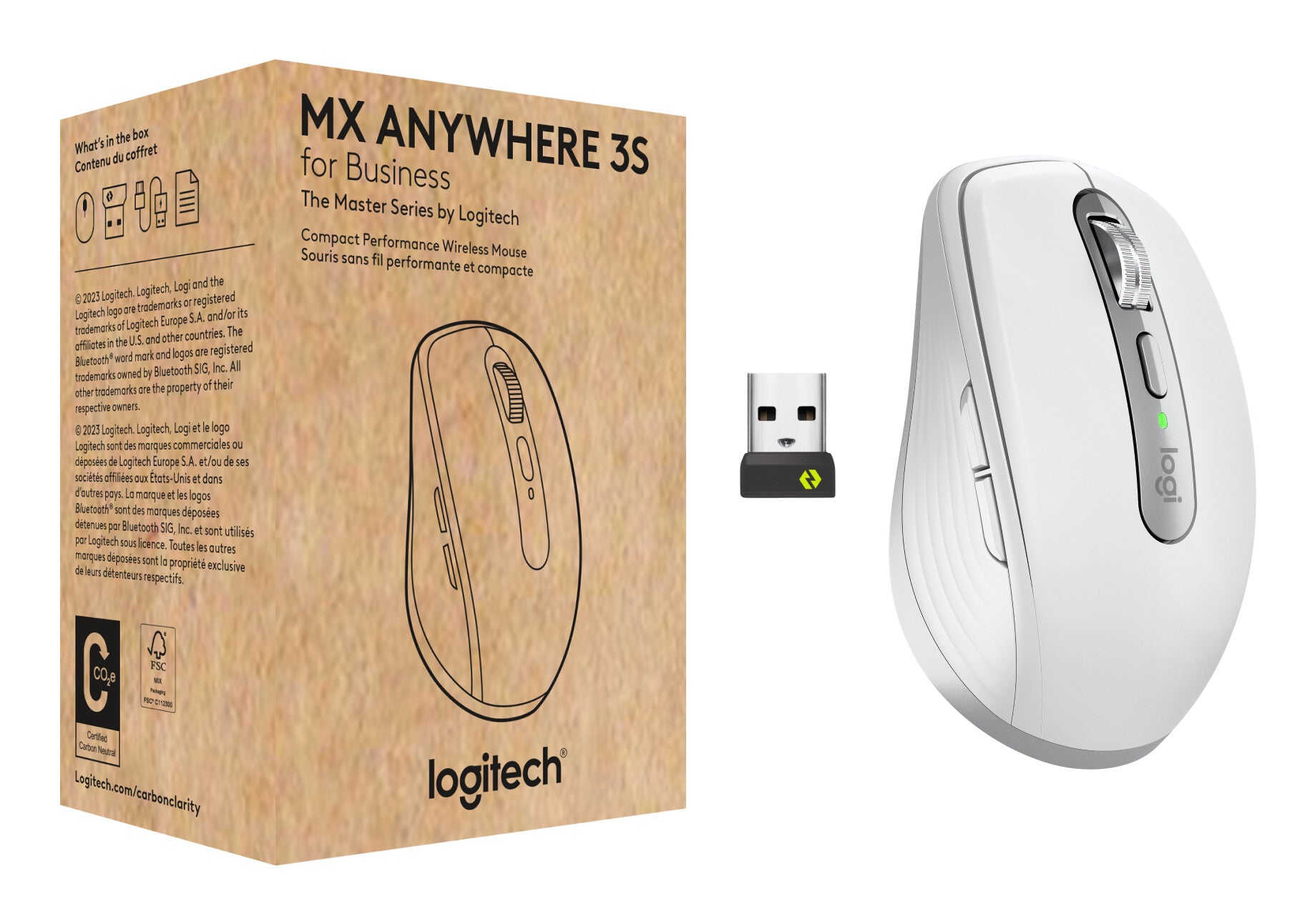 LOGITECH MX Anywhere 3S for Business - PALE GREY - EMEA28-935