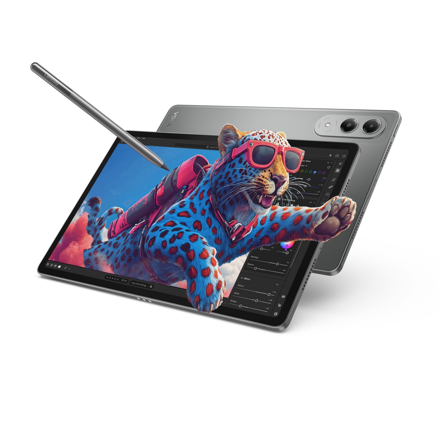 Lenovo Yoga Tab Snapdragon 256 GB 28,2 cm (11.1") 12 GB Wi-Fi 7 (802.11be) Android 15 Grijs
