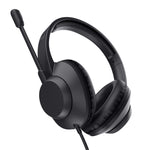 Trust Ayda Max USB Headset - USB headset voor kantoor en calls – Opklapbare microfoon – 40 mm drivers – Zwart