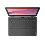 Lenovo 300e Yoga Chromebook Gen 4 MediaTek Kompanio 520 29,5 cm (11.6") Touchscreen HD 4 GB LPDDR4x-SDRAM 32 GB eMMC Wi-Fi 6 (802.11ax) ChromeOS Engels Grijs