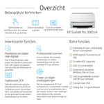 HP ScanJet Pro 3000 s4 Paginascanner 600 x 600 DPI A4 Zwart, Wit