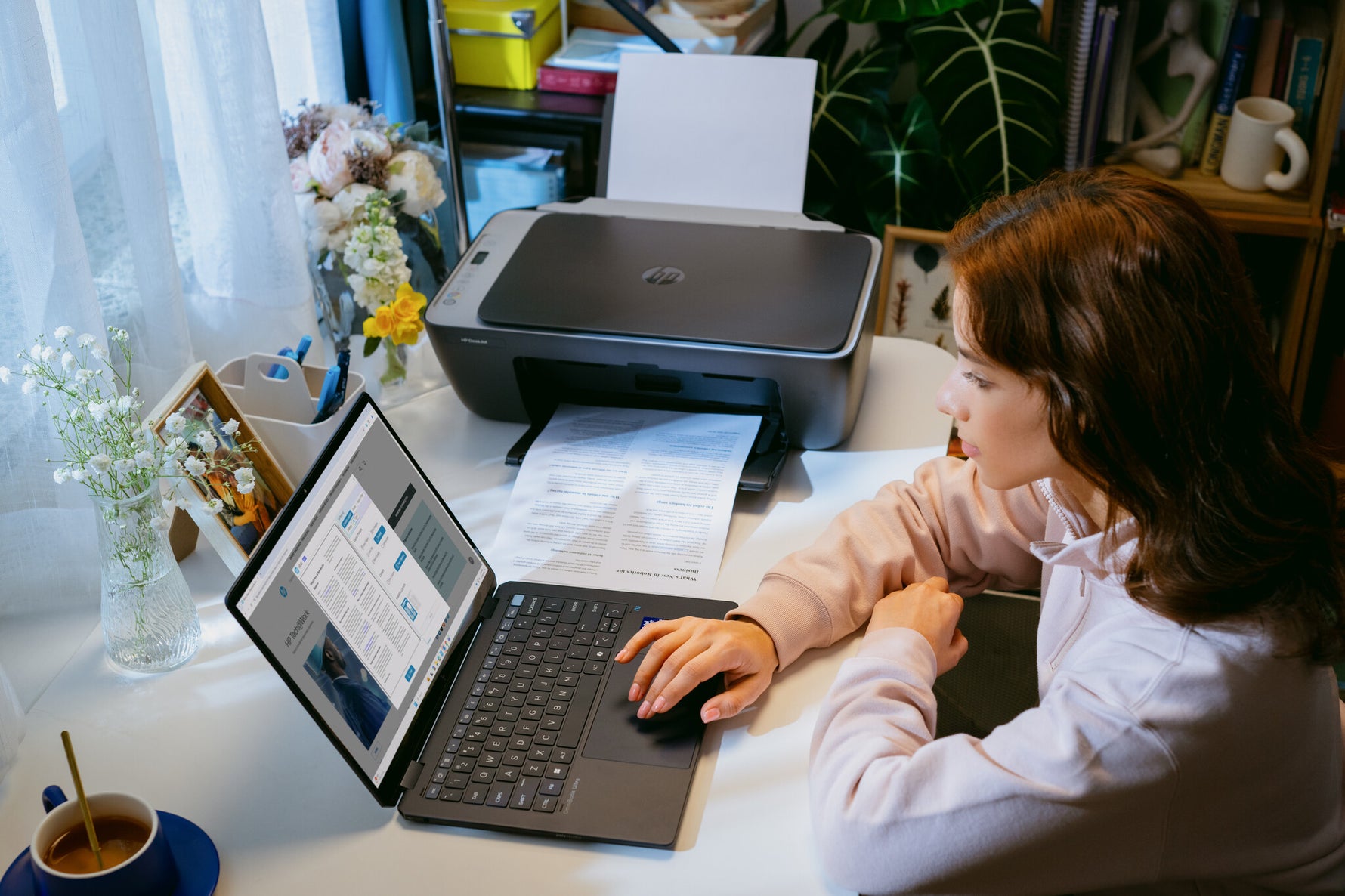 HP DeskJet 2920 Draadloze All-in-One Kleurenprinter, Instant Ink