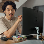 HP 24-cr0055nd Intel® Core™ i5 i5-1335U 60,5 cm (23.8") 1920 x 1080 Pixels Alles-in-één-pc 8 GB DDR4-SDRAM 512 GB SSD Windows 11 Home Wi-Fi 6 (802.11ax) Zwart