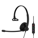EPOS 1001419 hoofdtelefoon/headset Bedraad Hoofdband Kantoor/callcenter USB Type-C / USB Type-A Zwart