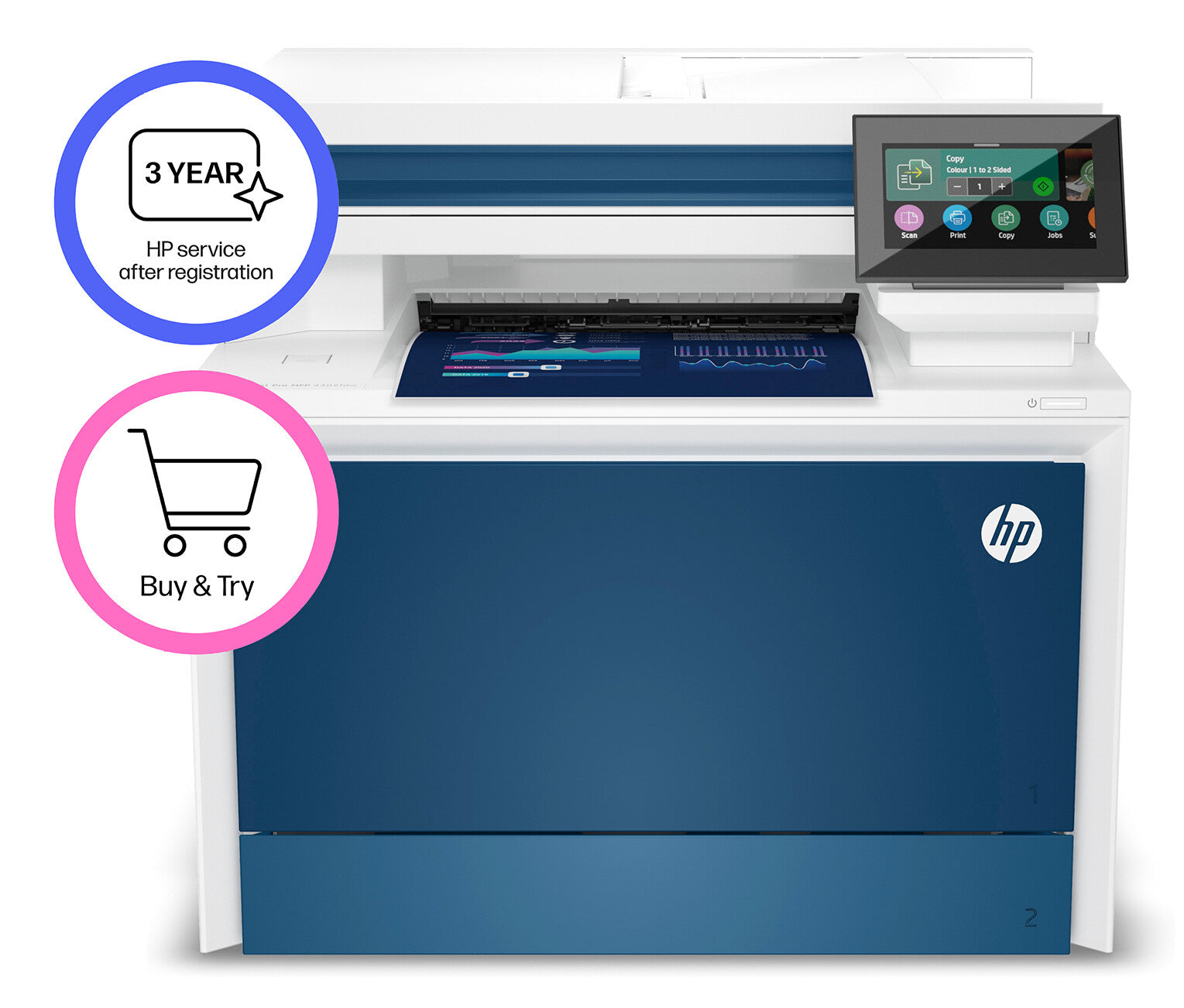 HP Color LaserJet Pro MFP 4302fdw printer
