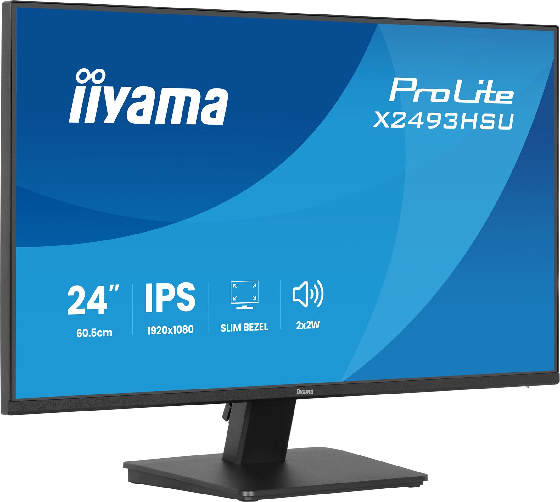 iiyama ProLite X2493HSU-B1 computer monitor 60,5 cm (23.8") 1920 x 1080 Pixels Full HD LED Zwart
