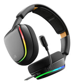 Glorious Gaming Glorious GHS Eternal RGB - Stereo RGB headset voor pc, PS5, PS4, Switch - Custom-tuned, gekantelde drivers, verstelbare, kristalheldere, afneembare mic, USB-C - Duurzaam, dag/nacht comfort - Zwart