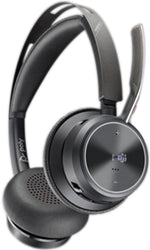 HP Poly Voyager Focus 2 Microsoft Teams Certified USB-C-C Headset +USB-C/A Adapter