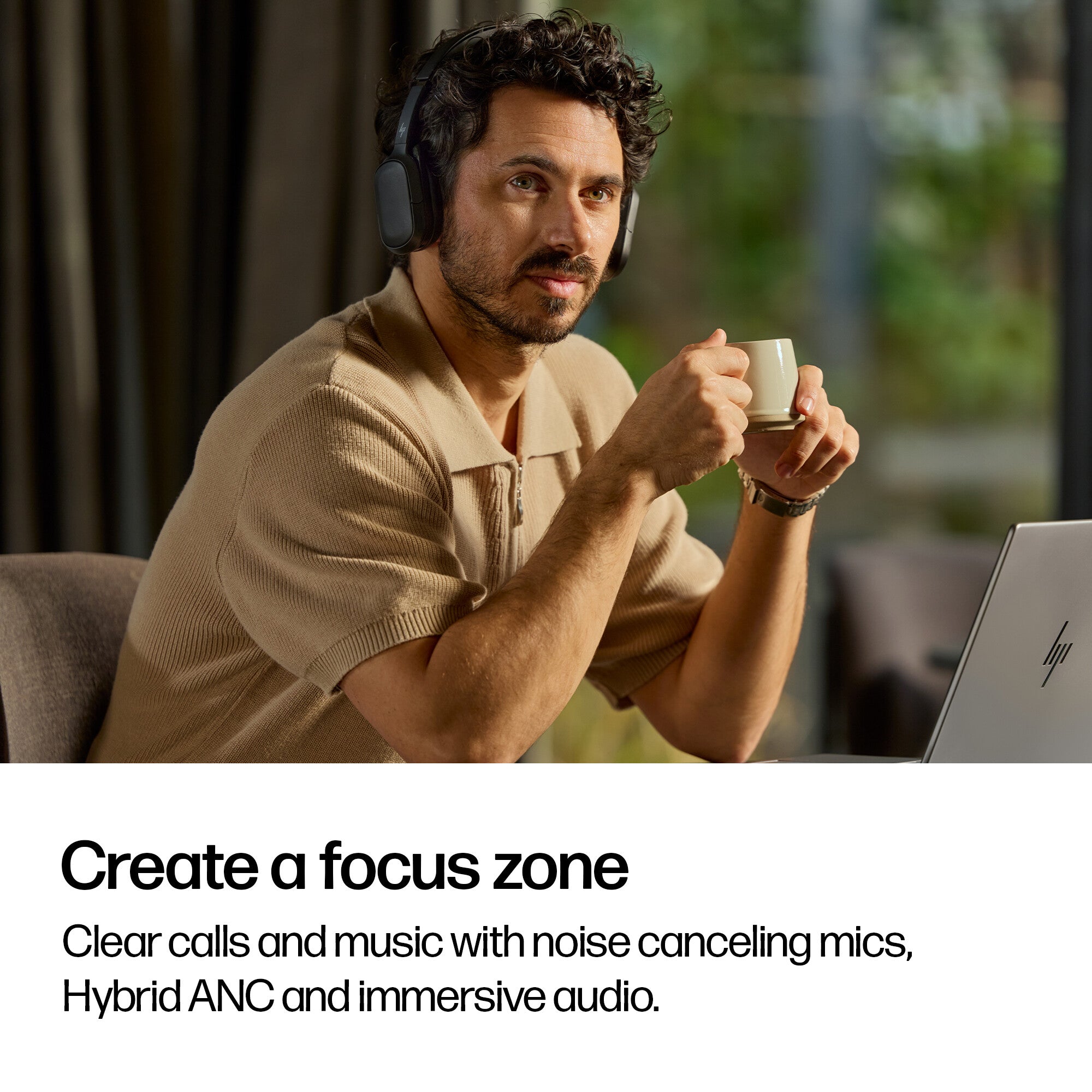Poly HP Poly Focus 625 Headset + Wireless Charge Stand