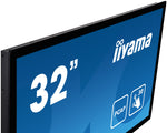 iiyama ProLite TF3215MC-B2AG computer monitor 80 cm (31.5") 1920 x 1080 Pixels Full HD LED Touchscreen Kiosk Zwart
