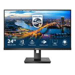 Philips B Line 242B1/00 computer monitor 60,5 cm (23.8") 1920 x 1080 Pixels Full HD LED Zwart