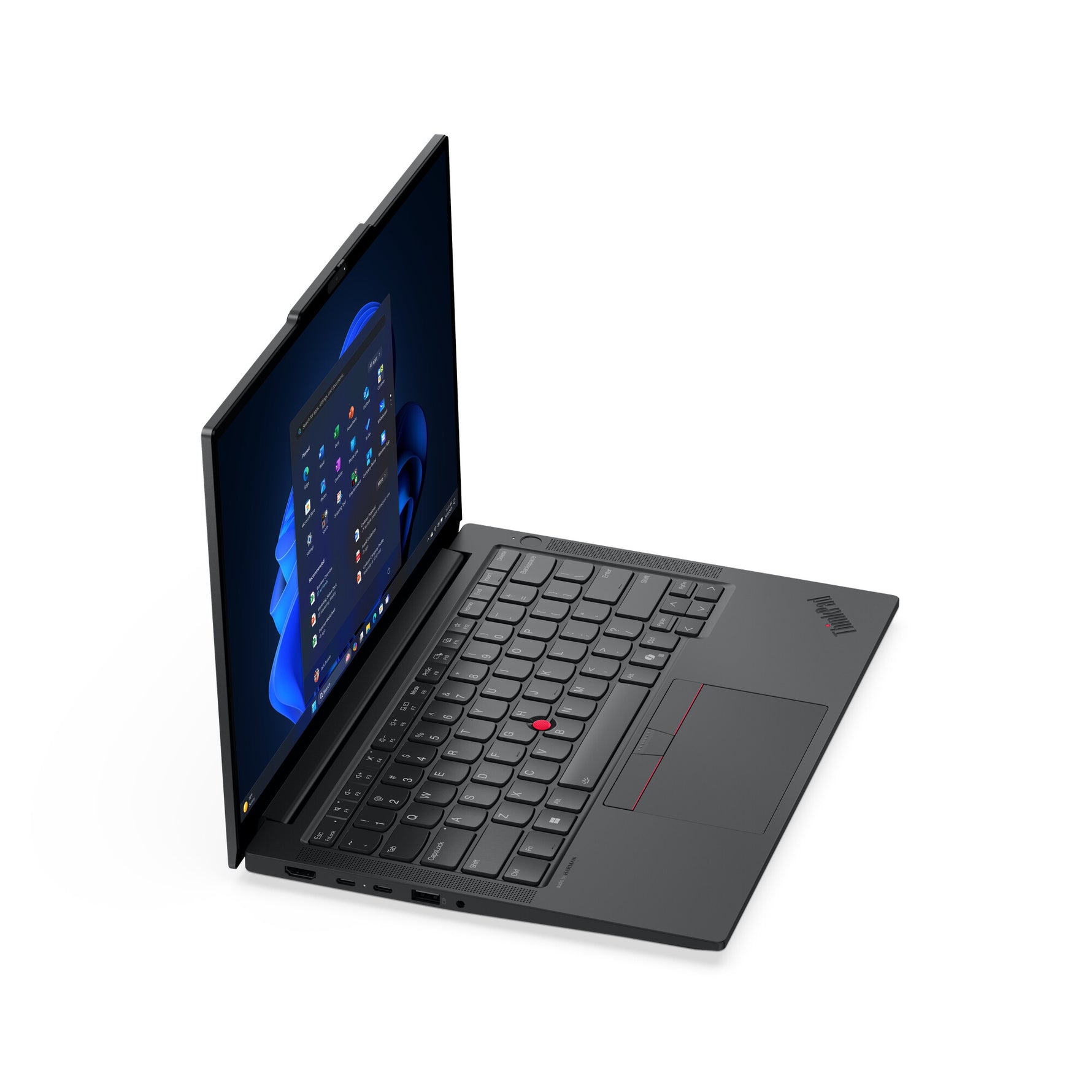 Lenovo ThinkPad E14 Gen 7 (AMD) AMD Ryzen™ 5 220 Laptop 35,6 cm (14") WUXGA 16 GB DDR5-SDRAM 512 GB SSD Wi-Fi 6E (802.11ax) Windows 11 Pro Belgisch Zwart