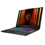 MSI Cyborg 17 B2RWEKG-023NL Intel Core 7 240H Laptop 43,9 cm (17.3") Full HD 16 GB DDR5-SDRAM 512 GB SSD NVIDIA GeForce RTX 5060 Wi-Fi 6E (802.11ax) Windows 11 Home Zwart