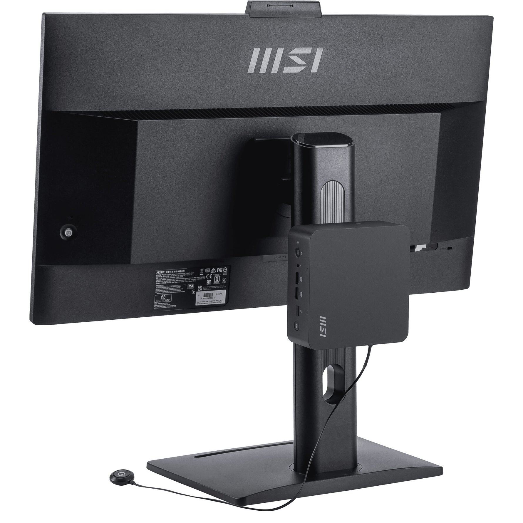 MSI Cubi NUC AI+ 2MG-002EU Copilot+ PC Intel Core Ultra 7 258V 32 GB LPDDR5x-SDRAM 1 TB SSD Windows 11 Home Mini PC Zwart