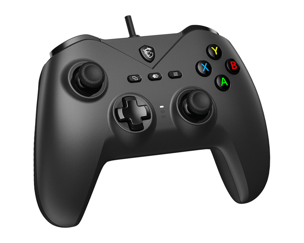 MSI FORCE GC200 game controller Zwart USB Gamepad Analoog/digitaal Android, PC