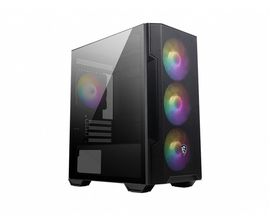 MSI MAG Forge M100R Midi Tower Zwart, Transparant