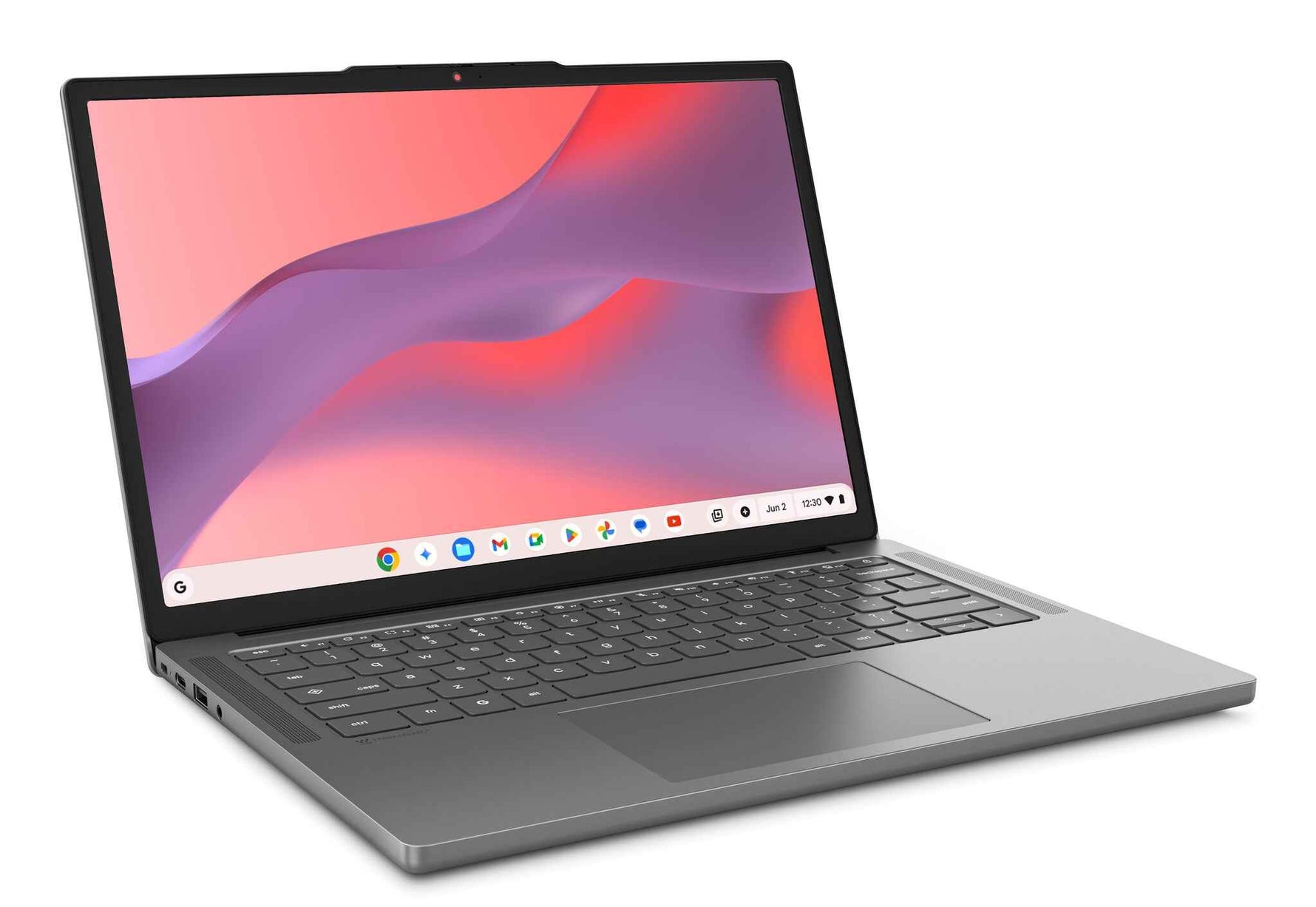 Lenovo Chrome 14M8911 MediaTek Kompanio 540 Chromebook 35,6 cm (14") WUXGA 4 GB LPDDR5x-SDRAM 64 GB UFS Wi-Fi 6E (802.11ax) ChromeOS Belgisch Grijs