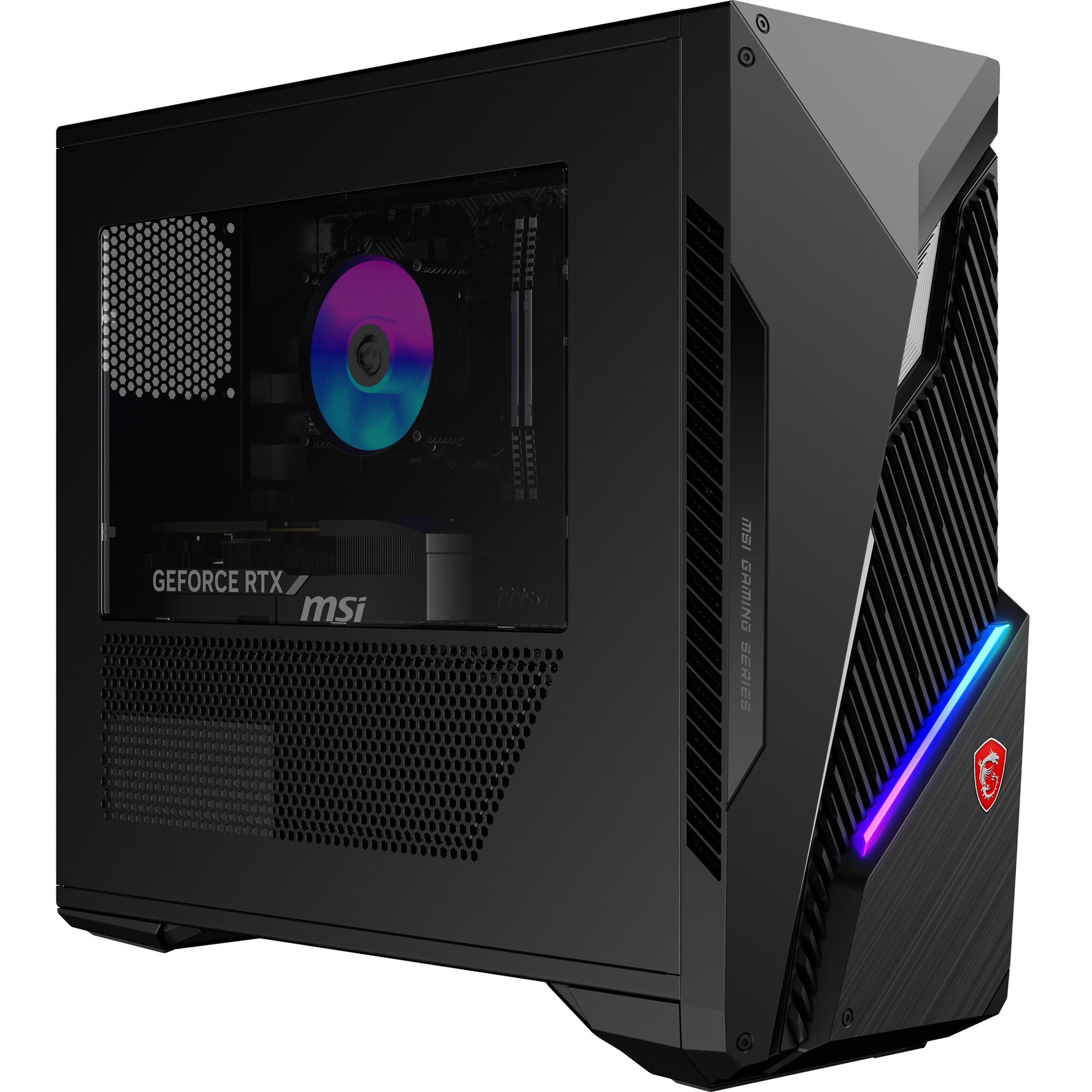 MSI MAG Infinite S3 14NVP5-2829EU Intel® Core™ i5 i5-14400F 16 GB DDR5-SDRAM 1 TB SSD NVIDIA GeForce RTX 5070 Windows 11 Home Desktop PC Zwart