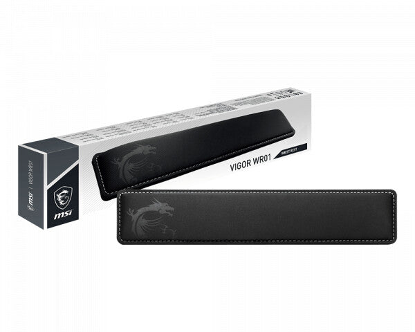 MSI Vigor-WR01 polssteun Traagschuim, Rubber Zwart
