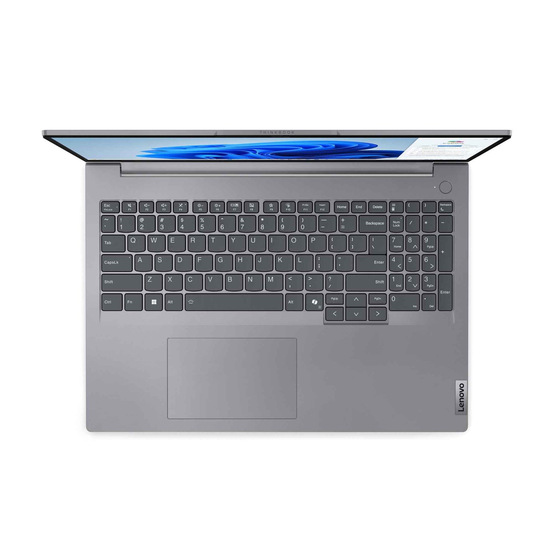 Lenovo ThinkBook 16 G7 ARP AMD Ryzen™ 5 7535HS Laptop 40,6 cm (16") WUXGA 16 GB DDR5-SDRAM 512 GB SSD Wi-Fi 6E (802.11ax) Windows 11 Pro Engels Grijs