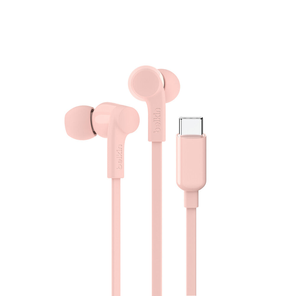 Belkin USB-C EARBUDS W/ADJUSTABLE PINK