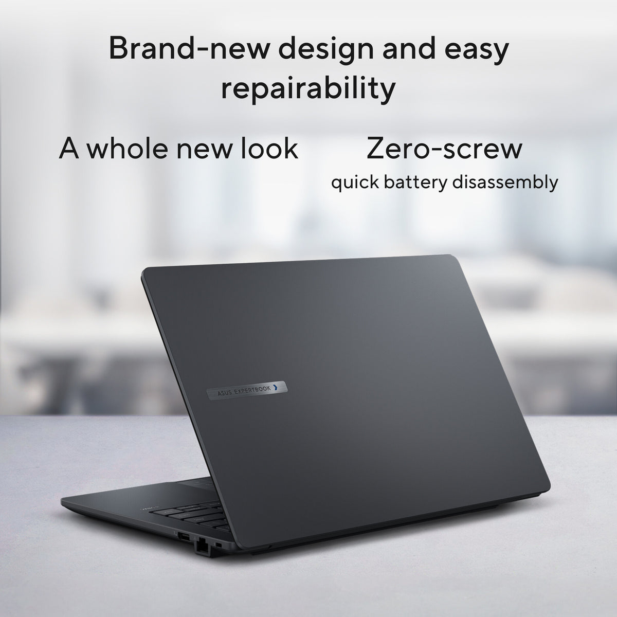 ASUS ExpertBook B1 B1403CVA-S68351X Intel Core 7 150U Laptop 35,6 cm (14") Full HD 32 GB DDR5-SDRAM 1 TB SSD Wi-Fi 6E (802.11ax) Windows 11 Pro US International Grijs