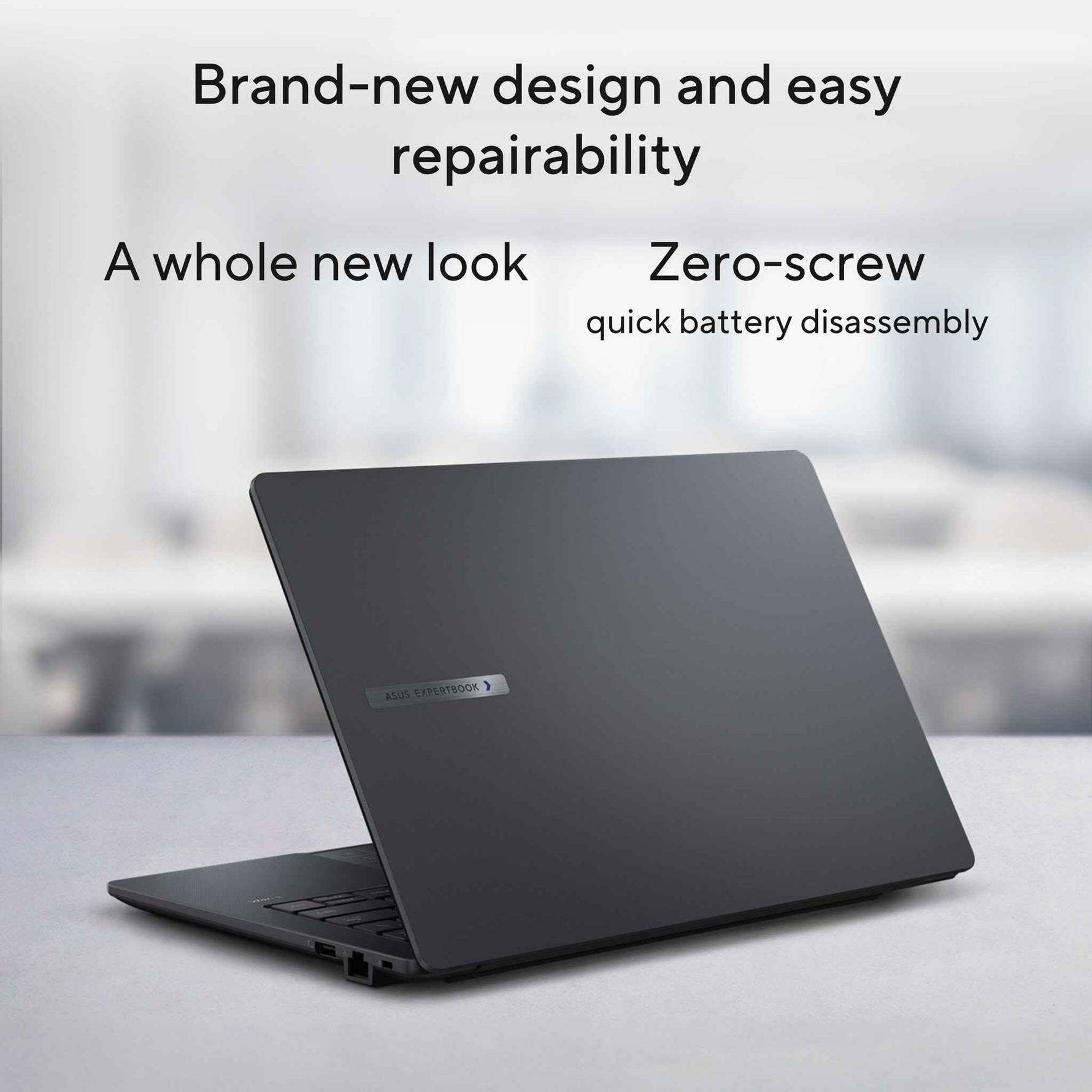 ASUS ExpertBook B1 B1403CVA-S68350X Intel Core 7 150U Laptop 35,6 cm (14") Full HD 16 GB DDR5-SDRAM 512 GB SSD Wi-Fi 6E (802.11ax) Windows 11 Pro US International Grijs