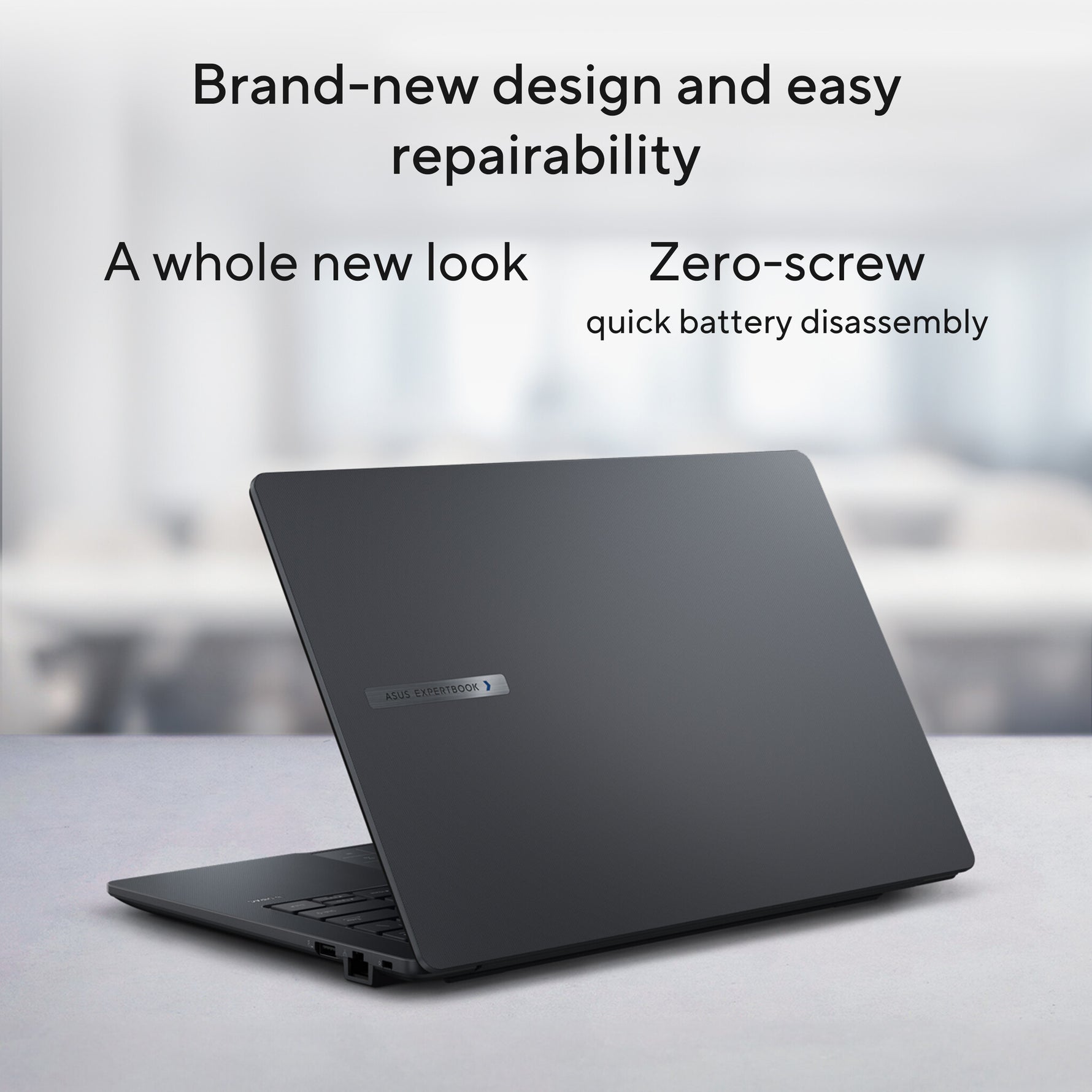 ASUS ExpertBook B1 B1403CVA-S67284X Intel Core 5 210H Laptop 35,6 cm (14") Full HD 16 GB DDR5-SDRAM 512 GB SSD Wi-Fi 6E (802.11ax) Windows 11 Pro US International Grijs