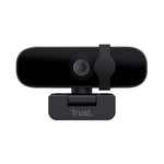 Trust Tanor Full HD Webcam – webcam – Full HD webcam met privacy‑cover – geïntegreerde microfoon – zwart