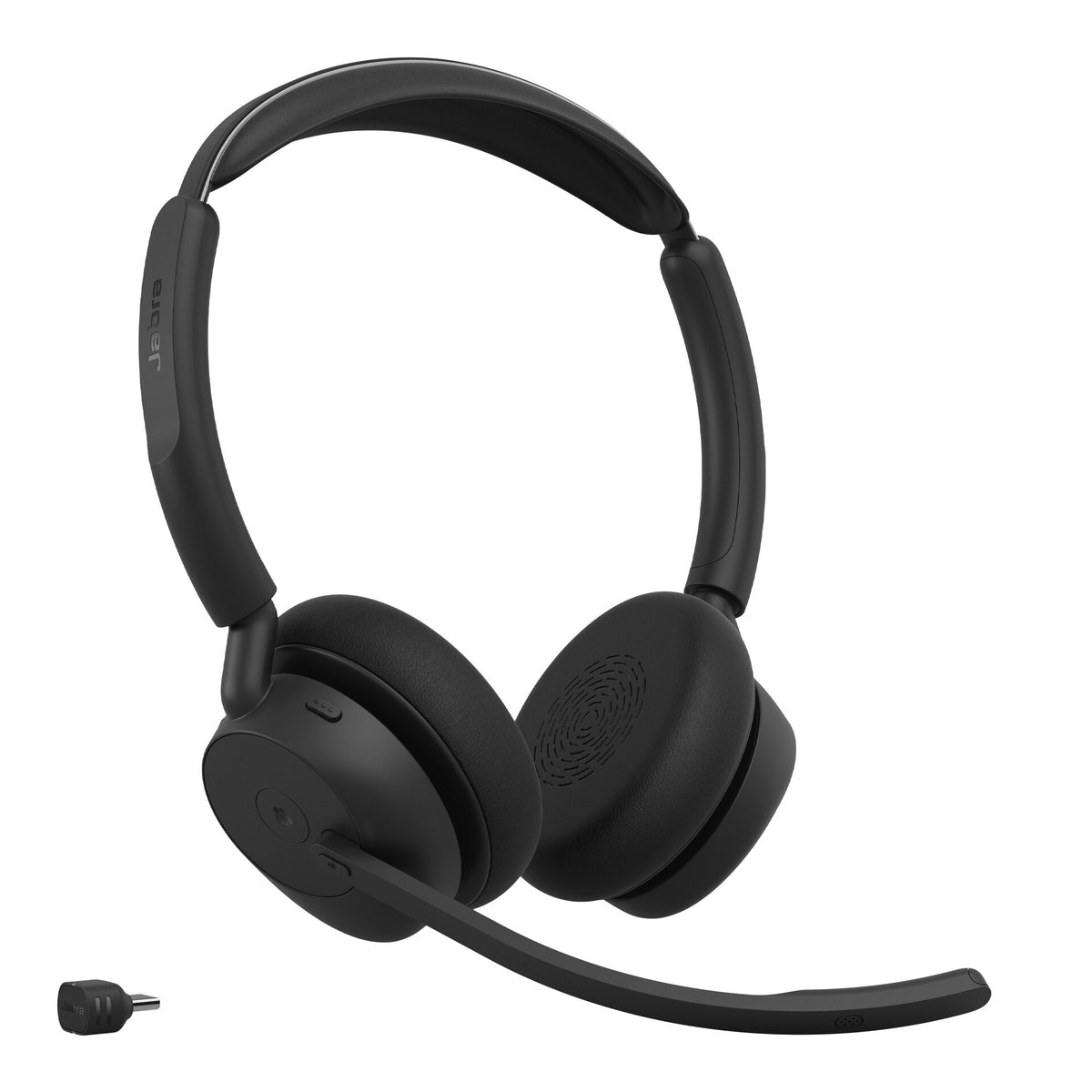 Jabra Evolve3 45 Headset Draadloos Hoofdband Kantoor/callcenter USB Type-C Bluetooth Zwart