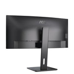 AOC CU34P3CV computer monitor 86,4 cm (34") 3440 x 1440 Pixels UltraWide Quad HD LED Zwart