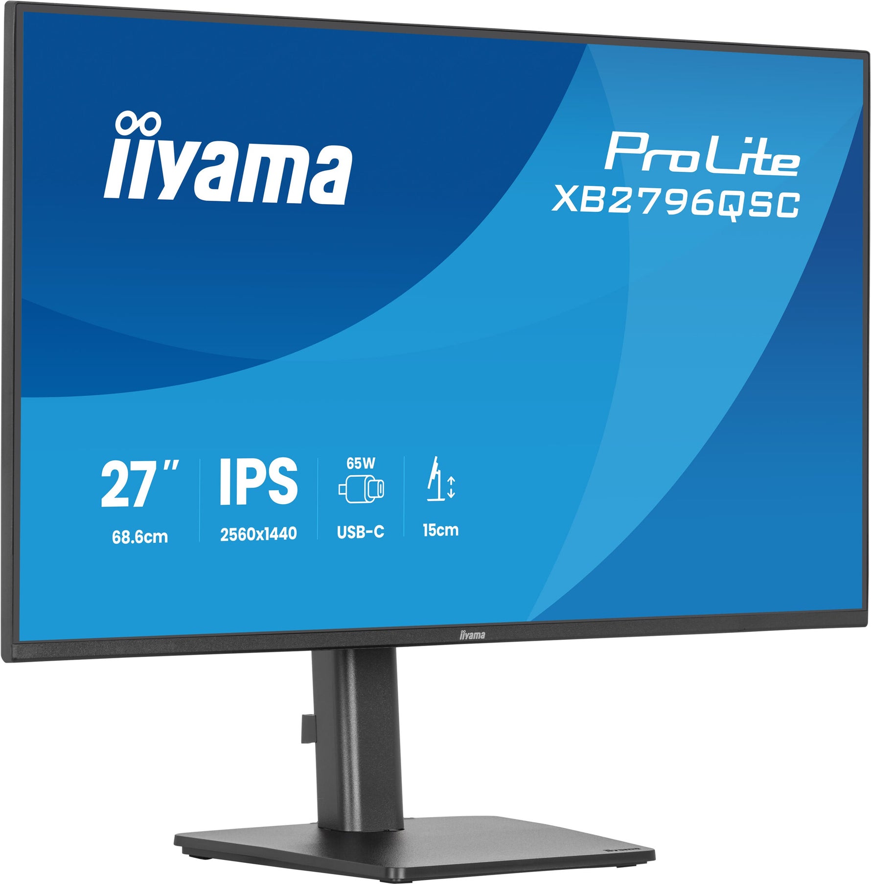 iiyama ProLite XB2796QSC-B1 computer monitor 68,6 cm (27") 2560 x 1440 Pixels Quad HD LED Zwart