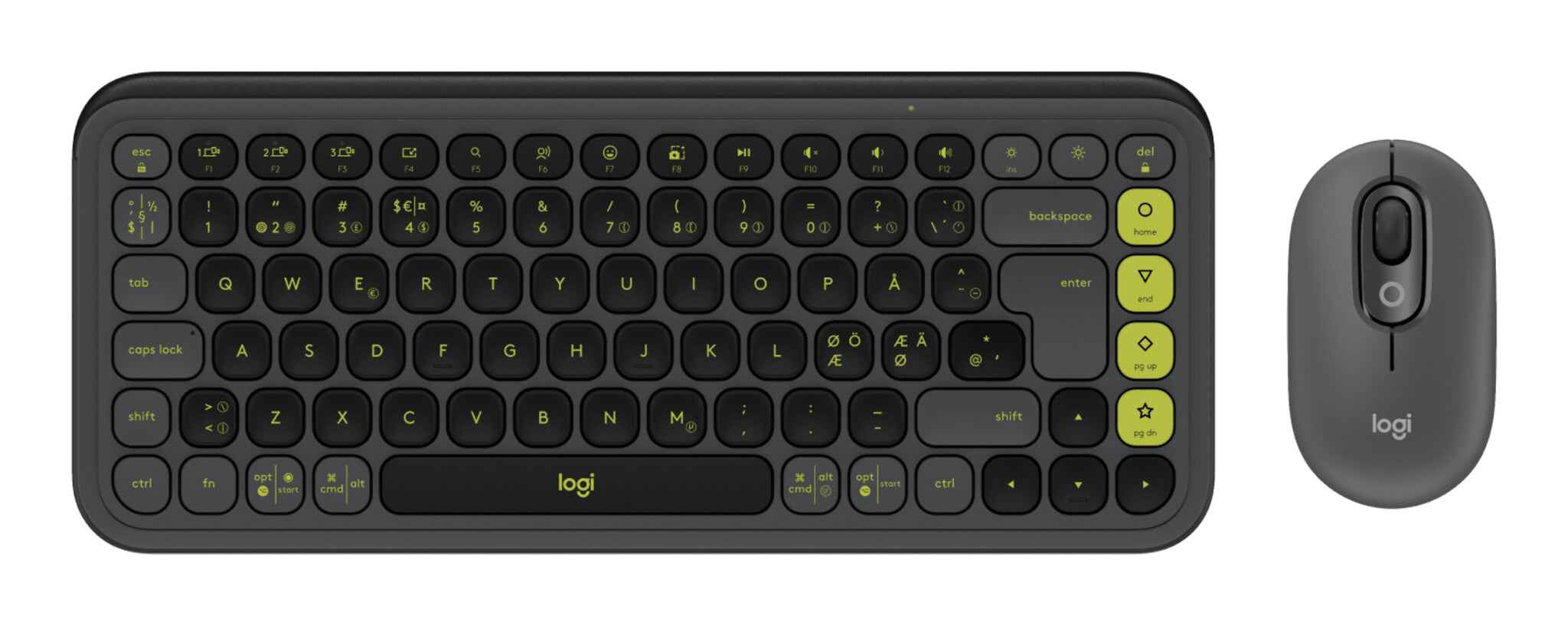 LOGITECH POP ICON COMBO - GRAPHITE (PAN)