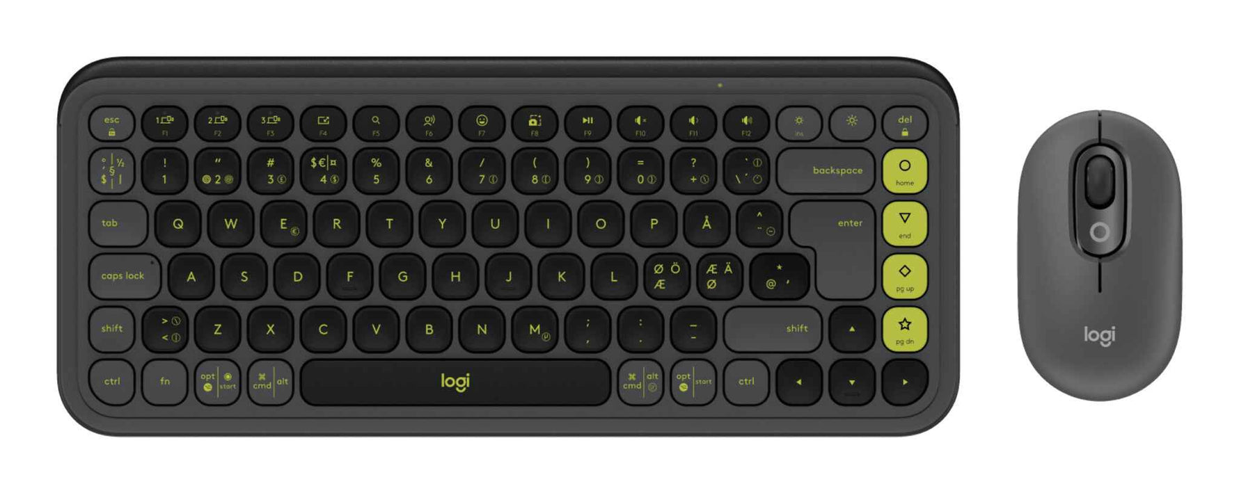 LOGITECH POP ICON COMBO - GRAPHITE (PAN)