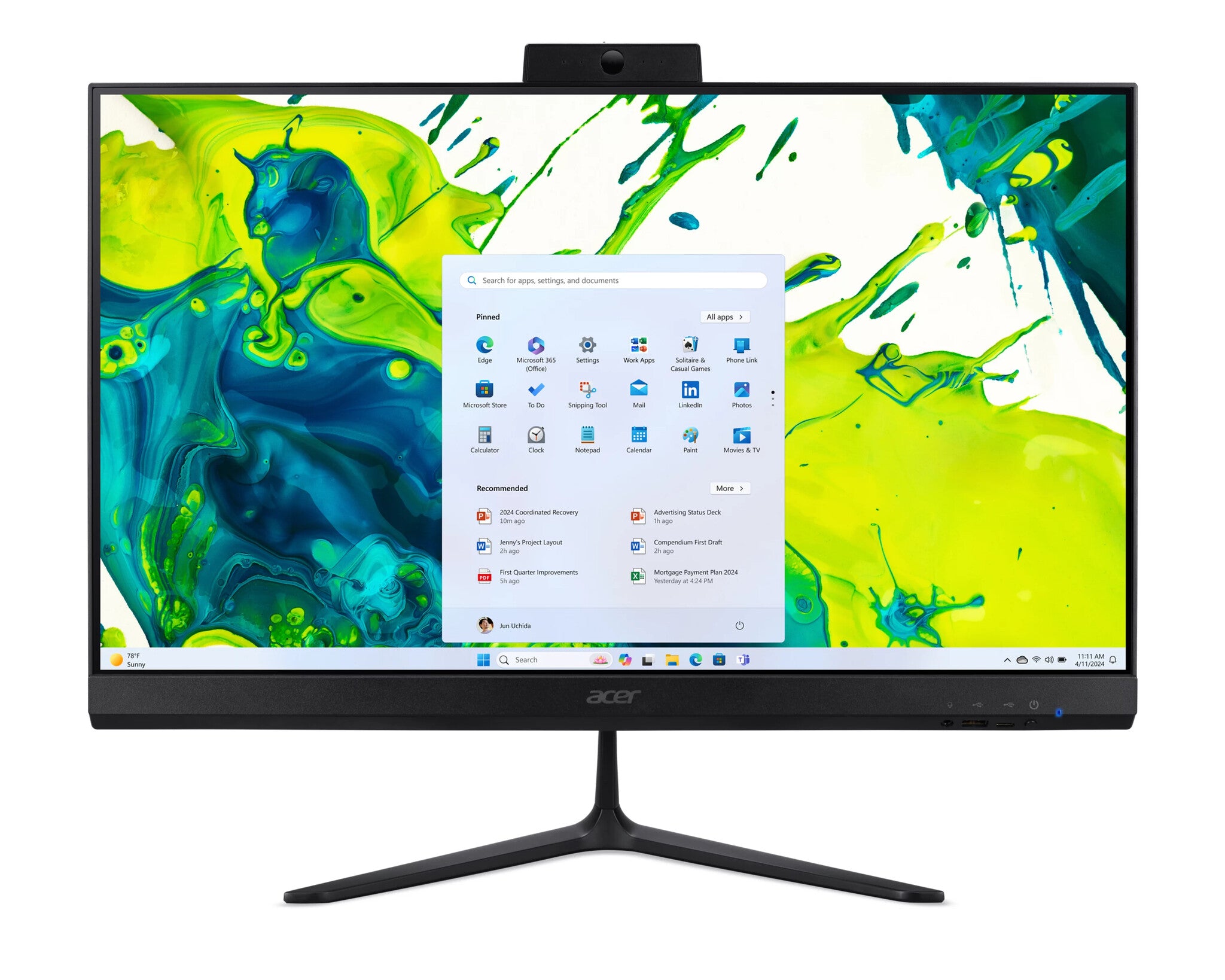 Acer Aspire C24B-GMTL Alles-in-één computer
