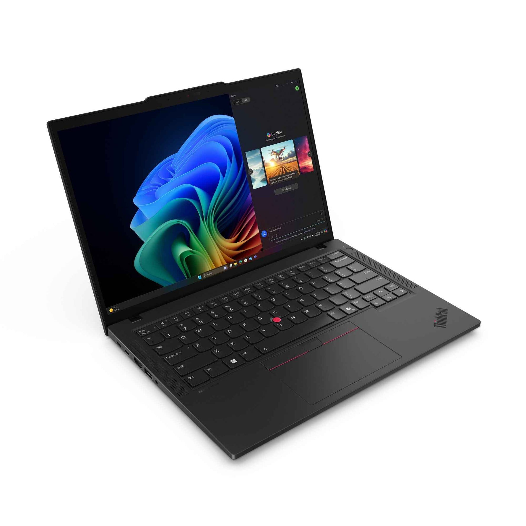 Lenovo ThinkPad T14 Gen 6 (AMD) Copilot+ PC AMD Ryzen AI 7 PRO 350 Laptop 35,6 cm (14") WUXGA 64 GB DDR5-SDRAM 1 TB SSD Wi-Fi 7 (802.11be) Windows 11 Pro Engels Zwart