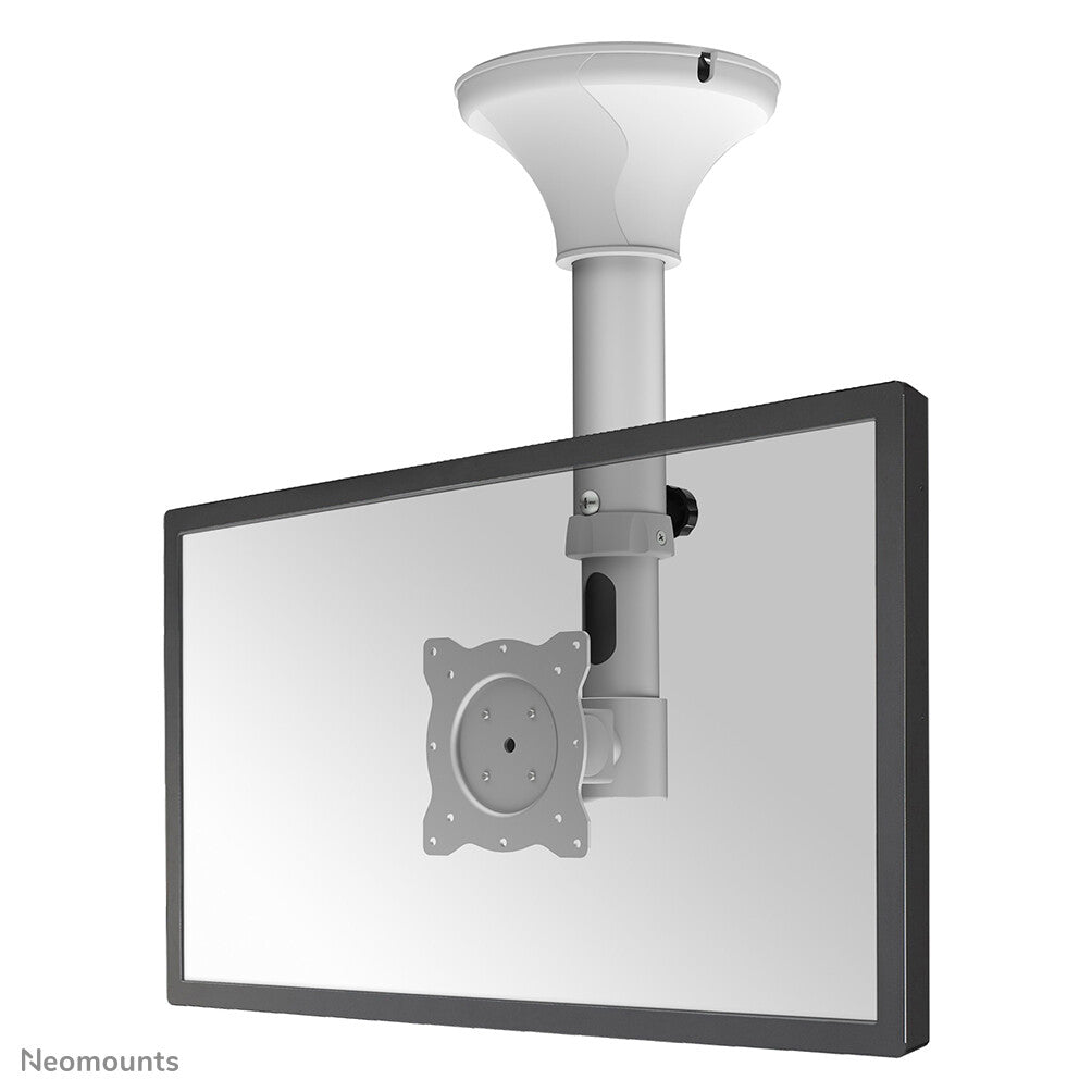 Neomounts FPMA-C025SILVER Monitor/TV-beugel plafond 10-30" - h 37-47 cm - kantelbaar