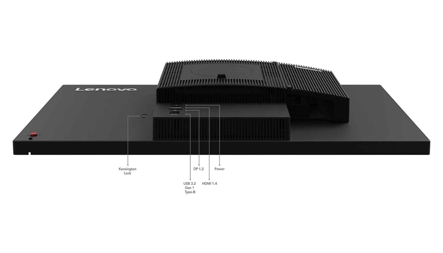 Lenovo ThinkCentre Tiny-In-One 24 Gen 5 LED display 60,5 cm (23.8") 1920 x 1080 Pixels Full HD Zwart