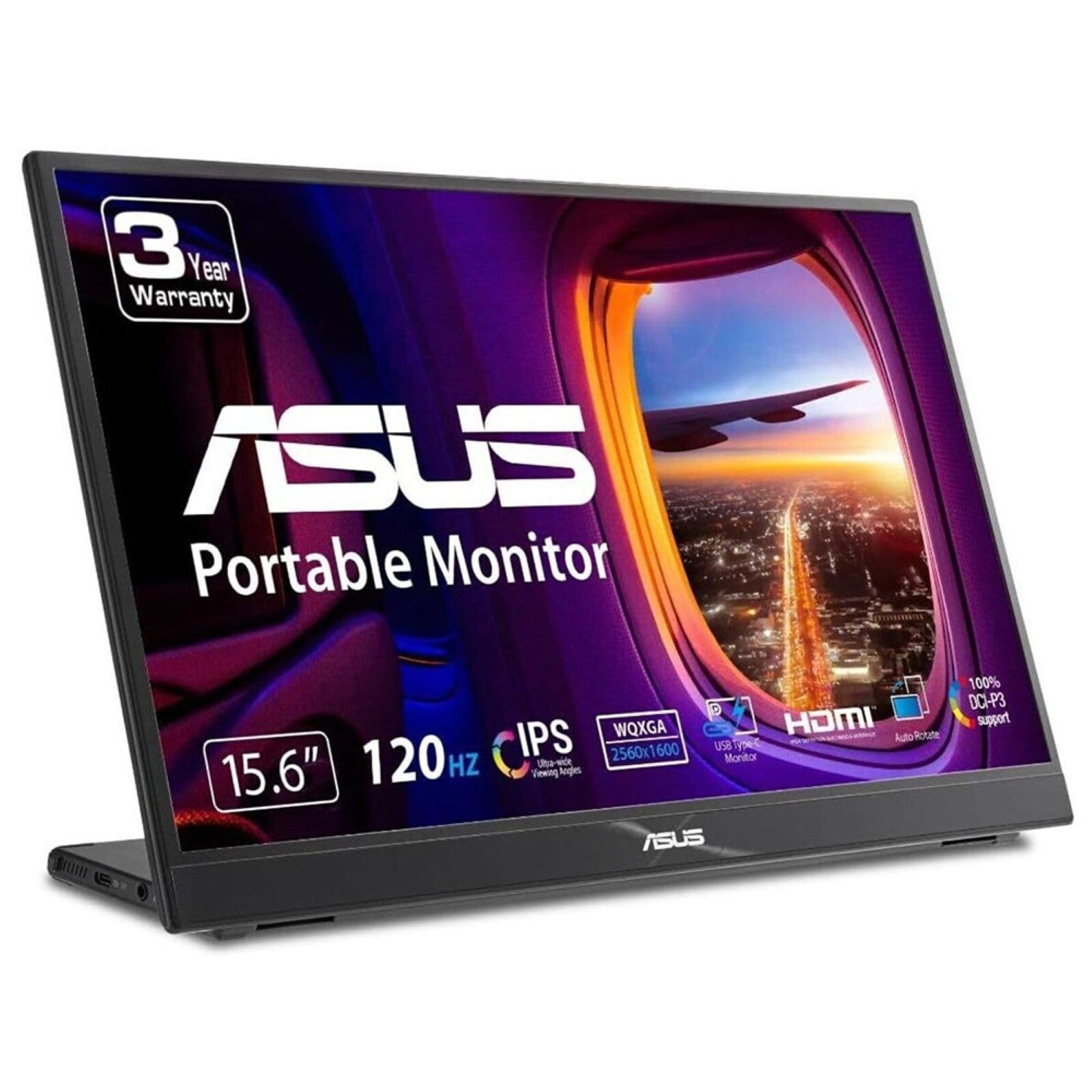 ASUS ZenScreen MB16QHG computer monitor 40,6 cm (16") 2560 x 1600 Pixels WQXGA LCD Zwart