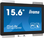 iiyama ProLite TF1615MC-B1 computer monitor 39,6 cm (15.6") 1920 x 1080 Pixels Full HD Touchscreen Zwart