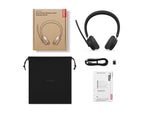 Lenovo 6550 Headset Draadloos Hoofdband Kantoor/callcenter USB Type-C Bluetooth Zwart