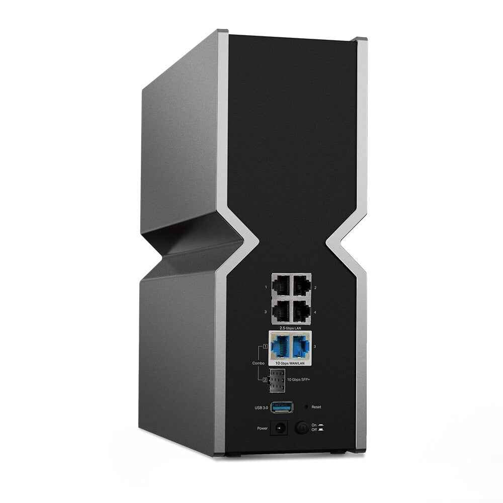 TP-Link Archer BE800 draadloze router Multi-Gigabit Ethernet Tri-band (2,4 GHz / 5 GHz / 6 GHz) Zwart, Roestvrijstaal