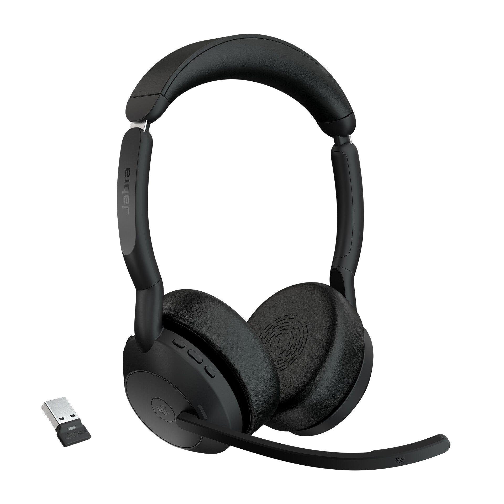 Jabra Evolve2 55 Headset Draadloos Hoofdband Kantoor/callcenter USB Type-C Bluetooth Oplaadstandaard
