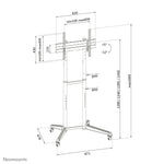 Neomounts FL50-540BL1 TV trolley 37-70"